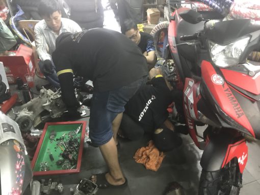 Độ full pô xăng lửa cho xe Fi cần những gì ? - PXL