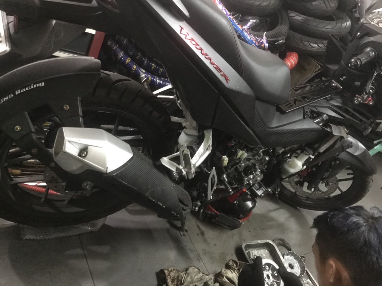 Cổ Pô STB cho Winner & Sonic 150 - Pô Xăng Lửa Shop